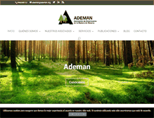 Tablet Screenshot of ademan.org